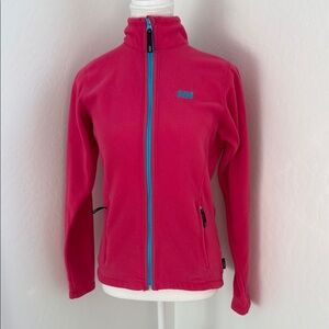 Helly Hansen Pink Fleece Jacket with Fitted Athletic Cut
